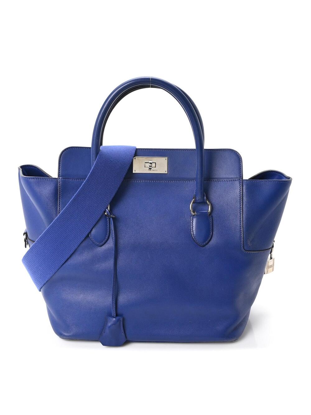 Hermes Swift Toolbox 26 Bleu Electrique #336695H27B